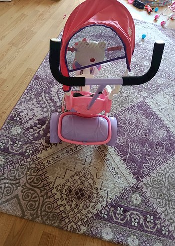 Pembe Çocuk Üç Tekerlekli Bisiklet
