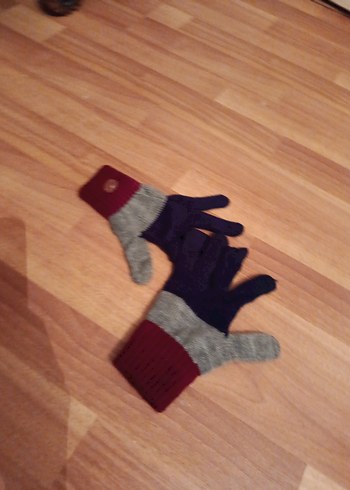 Bordo ve Siyah Kadın Eldivenleri - Görsel 7