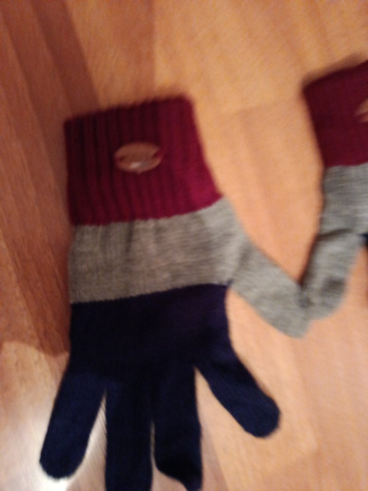 Bordo ve Siyah Kadın Eldivenleri - Görsel 3