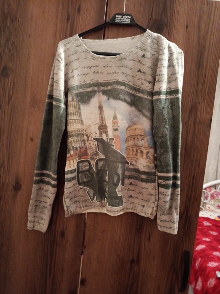 Parisian Tarzı Kadın Örme Kazak - Görsel 2