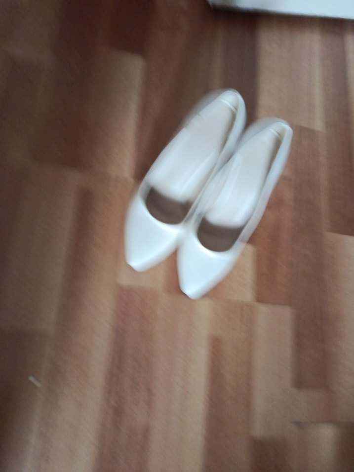 Beyaz Stiletto Topuklu Kadın Abiye Ayakkabı - Görsel 2