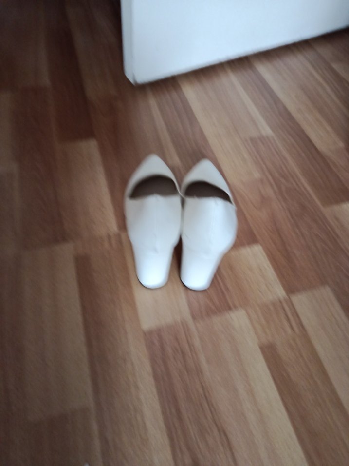 Beyaz Stiletto Topuklu Kadın Abiye Ayakkabı - Görsel 5