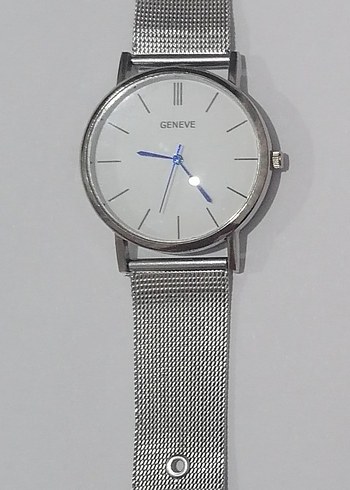 Diğer Geneve Minimalist Kadın Gri Beyaz Saat