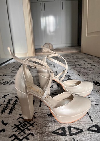 Platform Topuklu gelinlik Ayakkabısı - Görsel 7