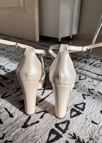 Platform Topuklu gelinlik Ayakkabısı - Görsel 5