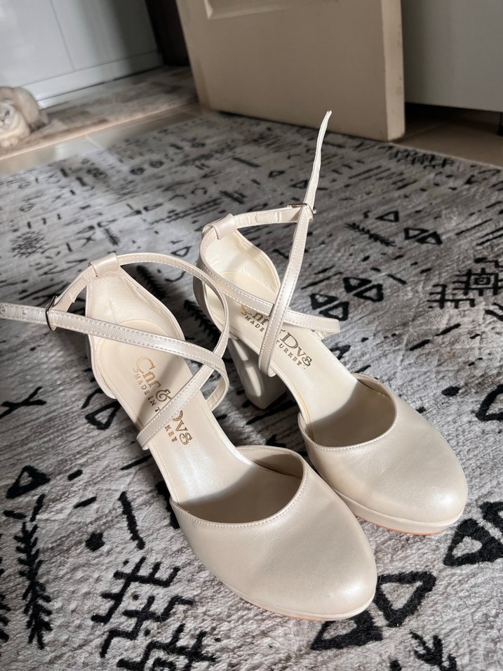 Platform Topuklu gelinlik Ayakkabısı - Görsel 3