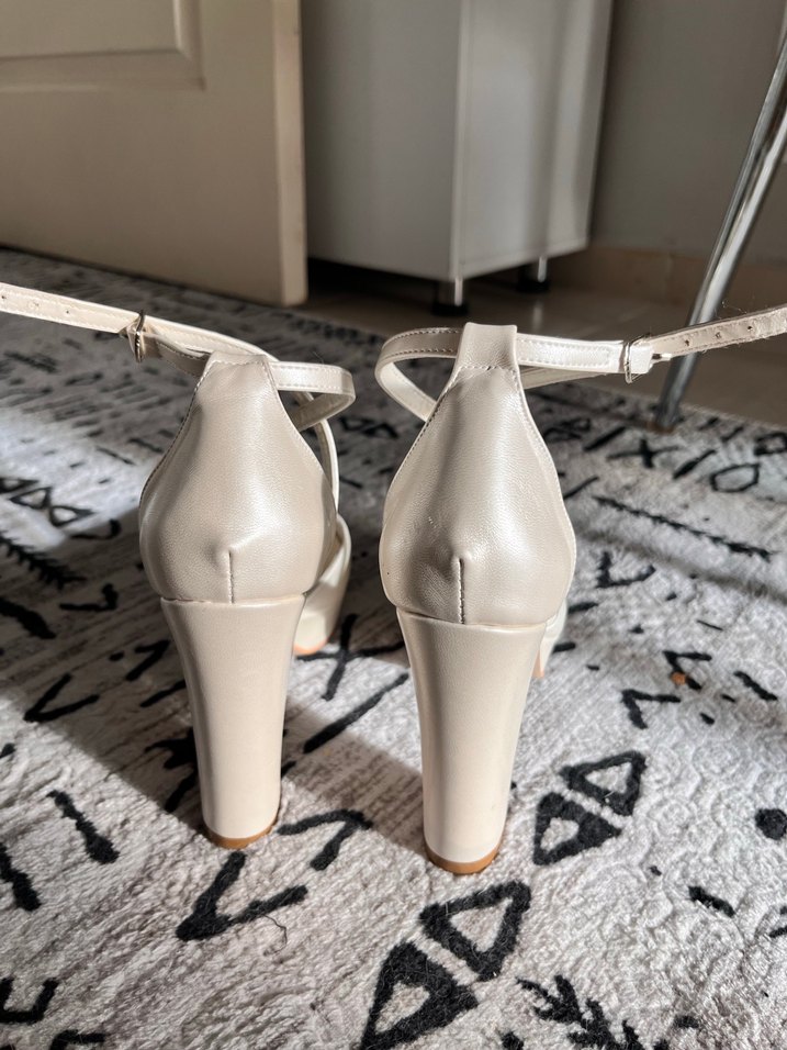 Platform Topuklu gelinlik Ayakkabısı - Görsel 5