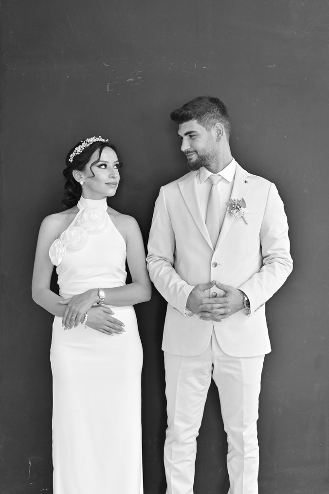 Uzun Beyaz A Kesim Straplez Gelinlik - Görsel 4