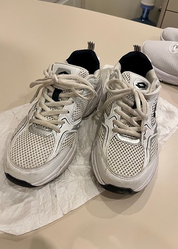 Beyaz Kadın Spor Ayakkabı - Görsel 5