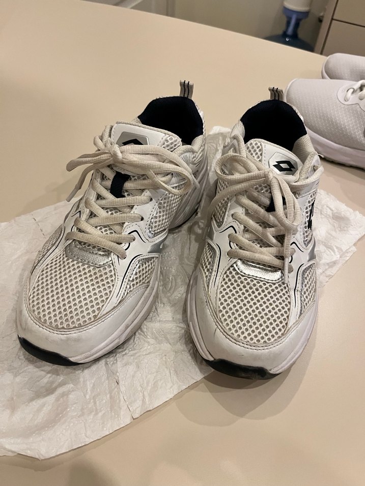 Beyaz Kadın Spor Ayakkabı - Görsel 5