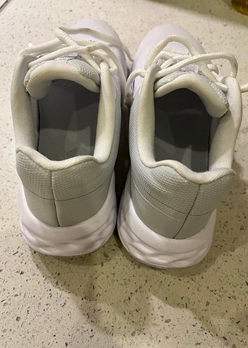 Beyaz Gri Kadın Spor Ayakkabı - Görsel 9