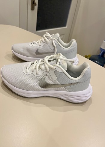 Beyaz Gri Kadın Spor Ayakkabı - Görsel 3