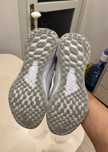 Beyaz Gri Kadın Spor Ayakkabı - Görsel 6