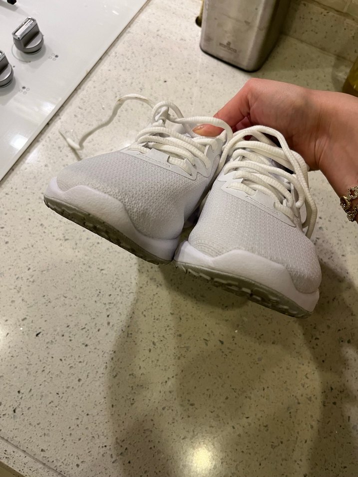 Beyaz Gri Kadın Spor Ayakkabı - Görsel 5