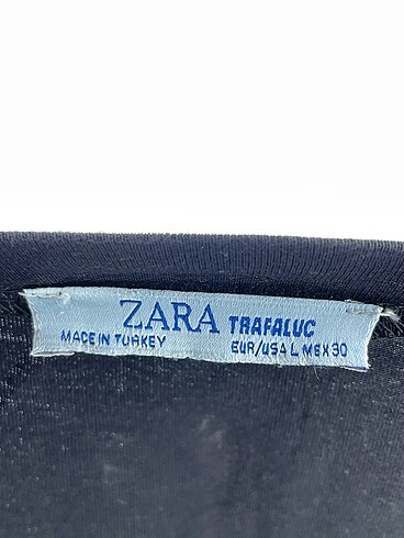 l Beden siyah Renk Zara T-shirt %70 İndirimli.