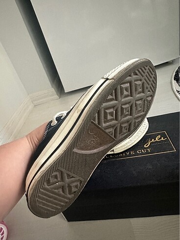 37 Beden siyah Renk Converse Chuck 70