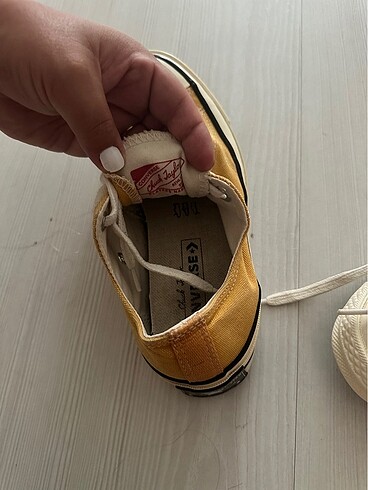 37 Beden sarı Renk Converse 70 Orjinal
