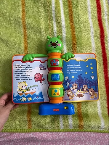  Beden Fisher price eğitici tırtıl