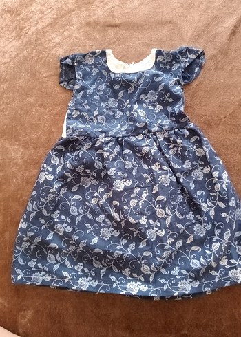 Kız Çocuk Pullu Baskılı elbise modelleri - Görsel 3