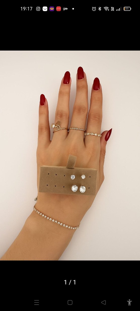 Zincir Detaylı Minimalist Altın Yüzük - Görsel 2