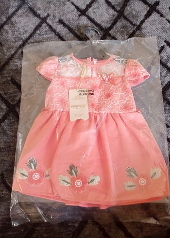 Kız Çocuk Piliseli Sarı Elbise - Görsel 8