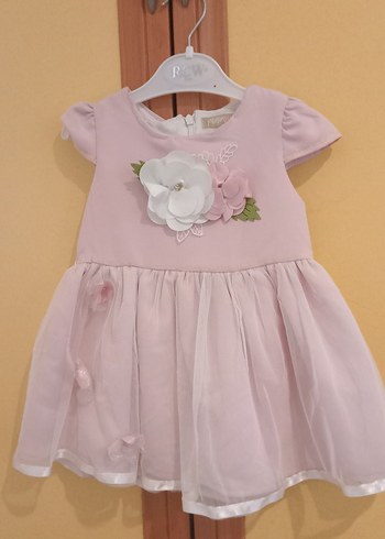 Kız Çocuk Piliseli Sarı Elbise - Görsel 20