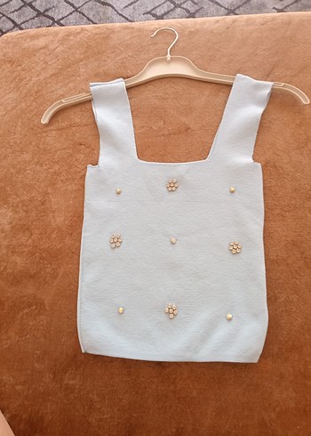 Nakış Detaylı Pastel Mavi Bebek Çantası - Görsel 10