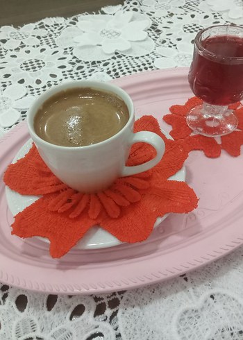 Bohem Tarzı Çiçek Desenli Dantel Bardak Altlıkları - Görsel 9