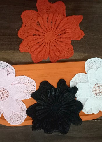 Bohem Tarzı Çiçek Desenli Dantel Bardak Altlıkları - Görsel 4