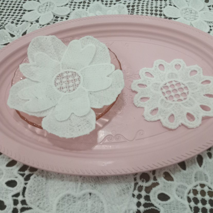 Bohem Tarzı Çiçek Desenli Dantel Bardak Altlıkları - Görsel 5