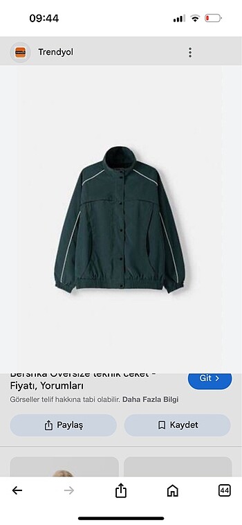 m Beden Bershka oversize teknik ceket