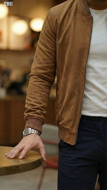 Süet Deri Ceket - Görsel 5