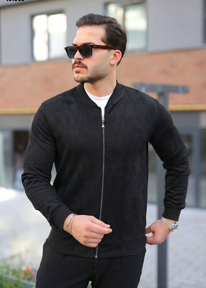 Süet Deri Ceket - Görsel 2