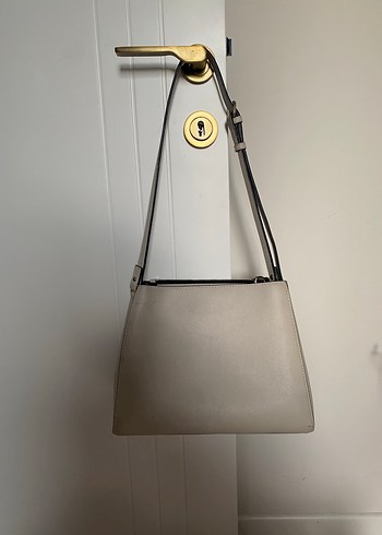Zara Klasik Bej Kadın Çanta orjinal zara