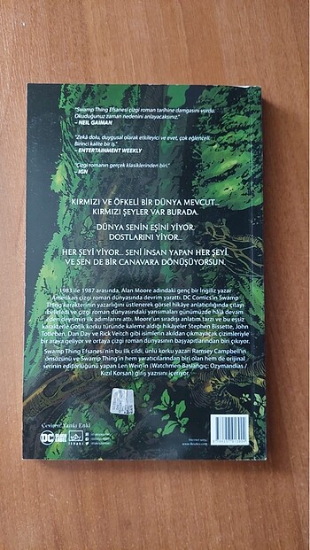  swamp thing 1 ve 2. cilt