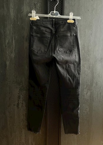 Siyah Kadın Kot Pantolon - Görsel 5