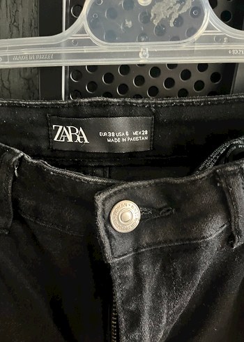 Zara siyah jean pantolon - Görsel 2