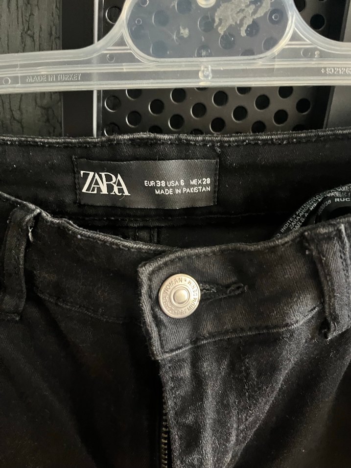 Zara siyah jean pantolon - Görsel 2