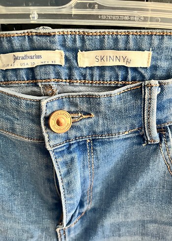 Kadın Yırtık Bol Kesim Denim Pantolon - Görsel 5