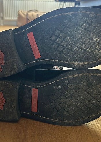 Harley-Davidson Siyah Deri Bot - Görsel 5