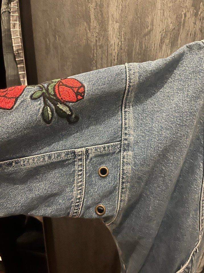 Kadın Denim Ceket Fermuarlı - Görsel 3