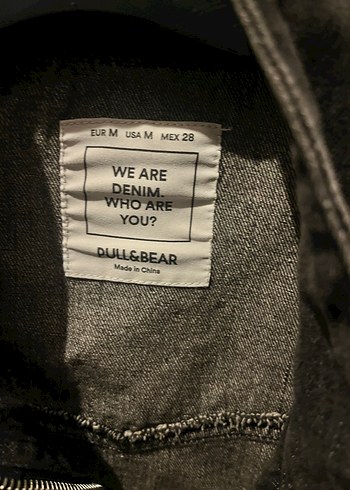 Siyah Kadın Denim Ceket, Kemerli, Sade - Görsel 2