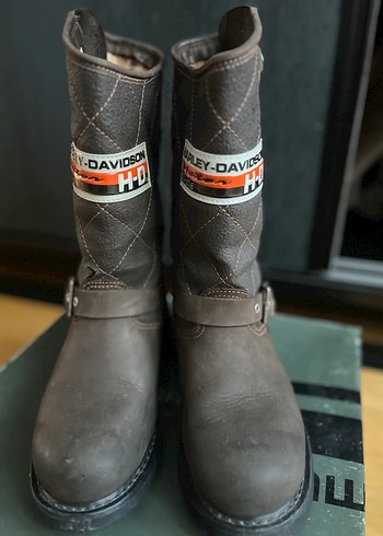 Harley Davidson Kahverengi Bot - Görsel 2