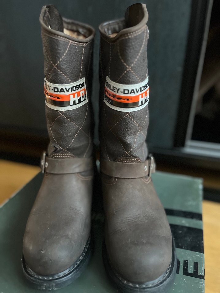 Harley Davidson Kahverengi Bot - Görsel 2