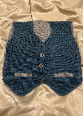 Erkek Çocuk Triko Kolsuz Yelek - Görsel 2