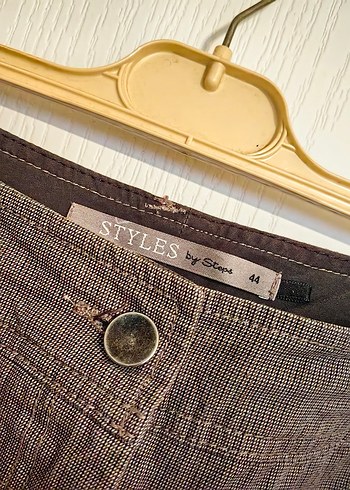 44 beden kahve, detaylı pantolon - Görsel 6