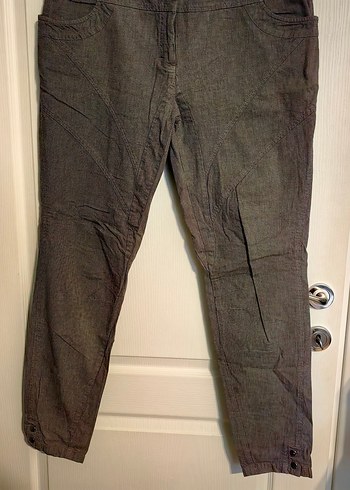 44 beden kahve, detaylı pantolon - Görsel 8