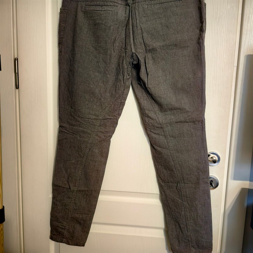 44 beden kahve, detaylı pantolon - Görsel 2