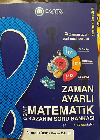 8. Sınıf Zaman Ayarlı Matematik Soru Bankası - Görsel 2