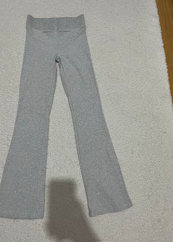 s Beden gri Renk İspanyol paça pantolon